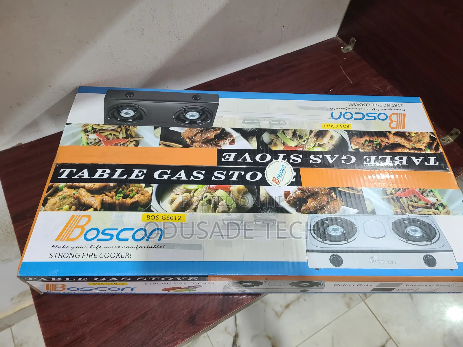 Boscon Bos-Gso12(B) – Compact Tabletop Gas Stove