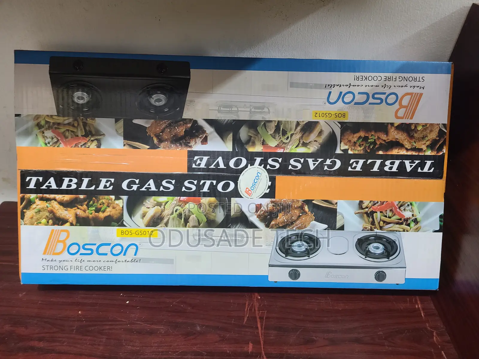 Boscon Bos-Gso12(B) – Compact Tabletop Gas Stove