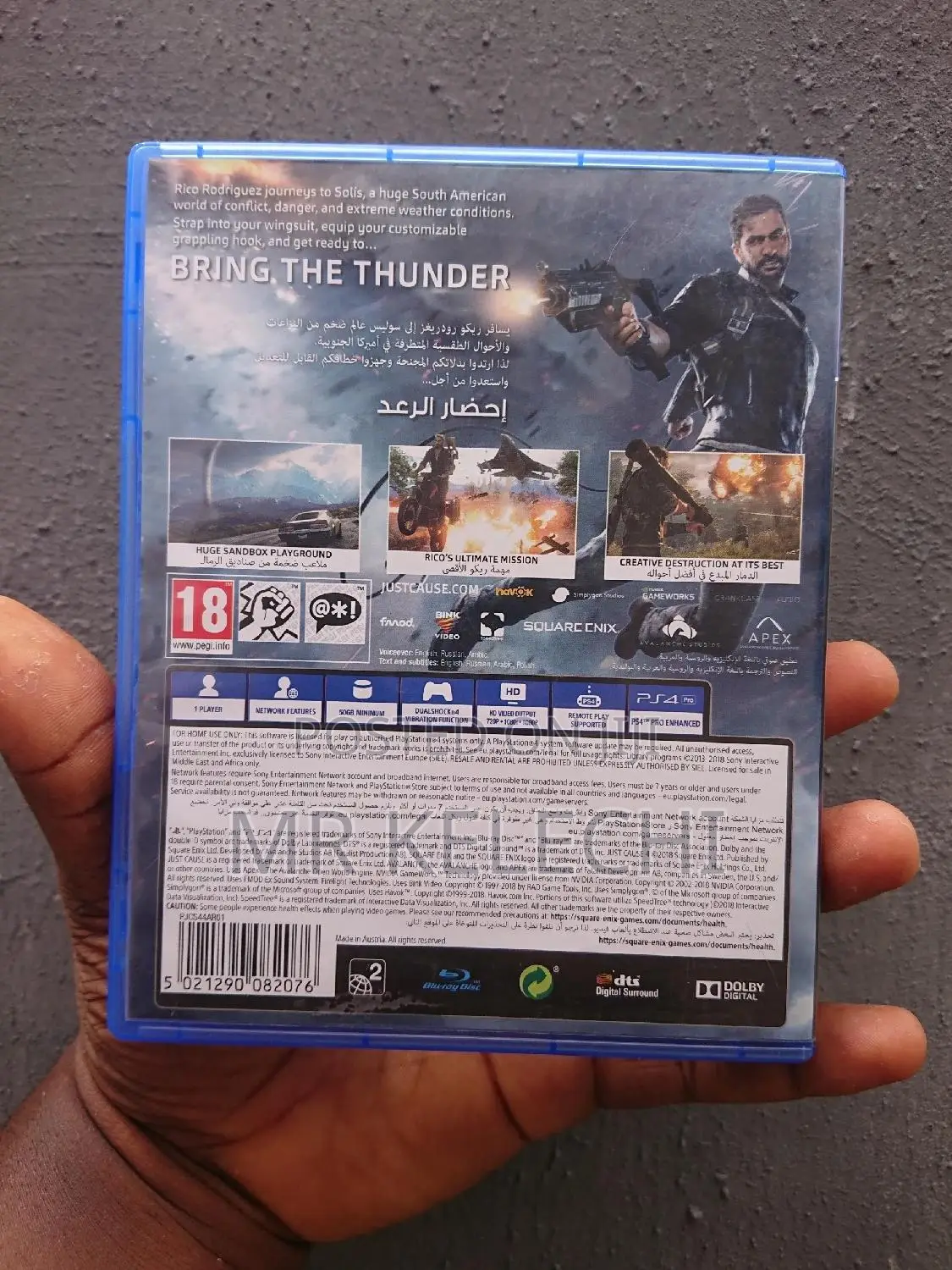 Clean Uk Used Just Cause 4 for Ps4 and Ps5