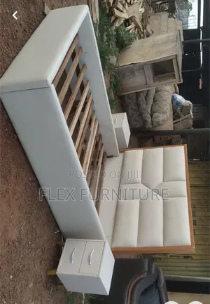 Standard 4by6 Bed Frame With Two Bed Side