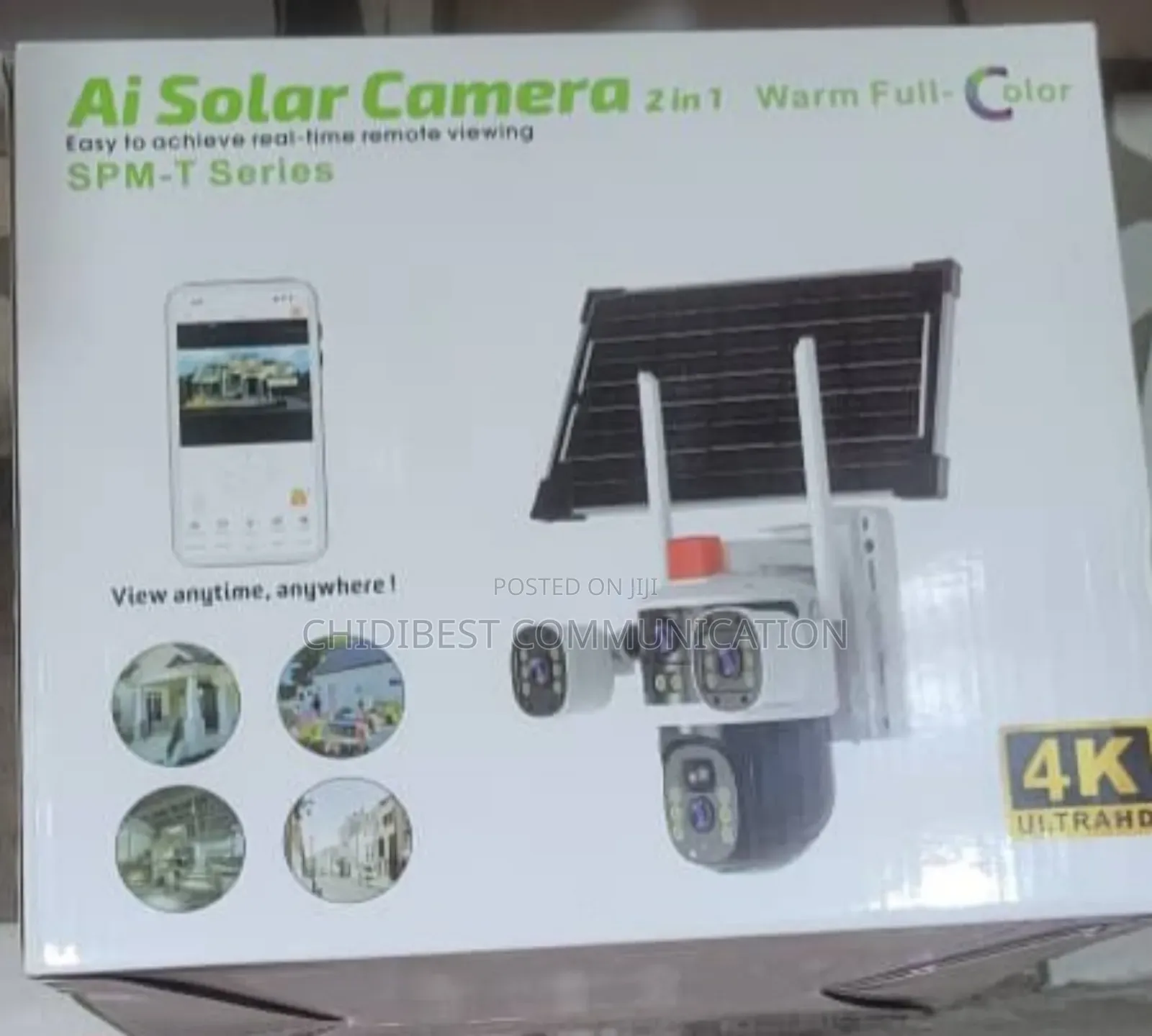 Ai CCTV Solar Camera 2 in 1 Is Available
