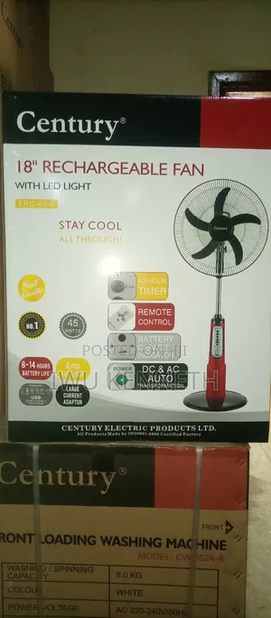 Century Rechargeable Fan