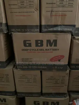 GBM 100ah Gel Battery 12v