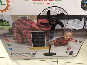 SPL 18inch Rechargeable Fan With Solar Panel RSF-18