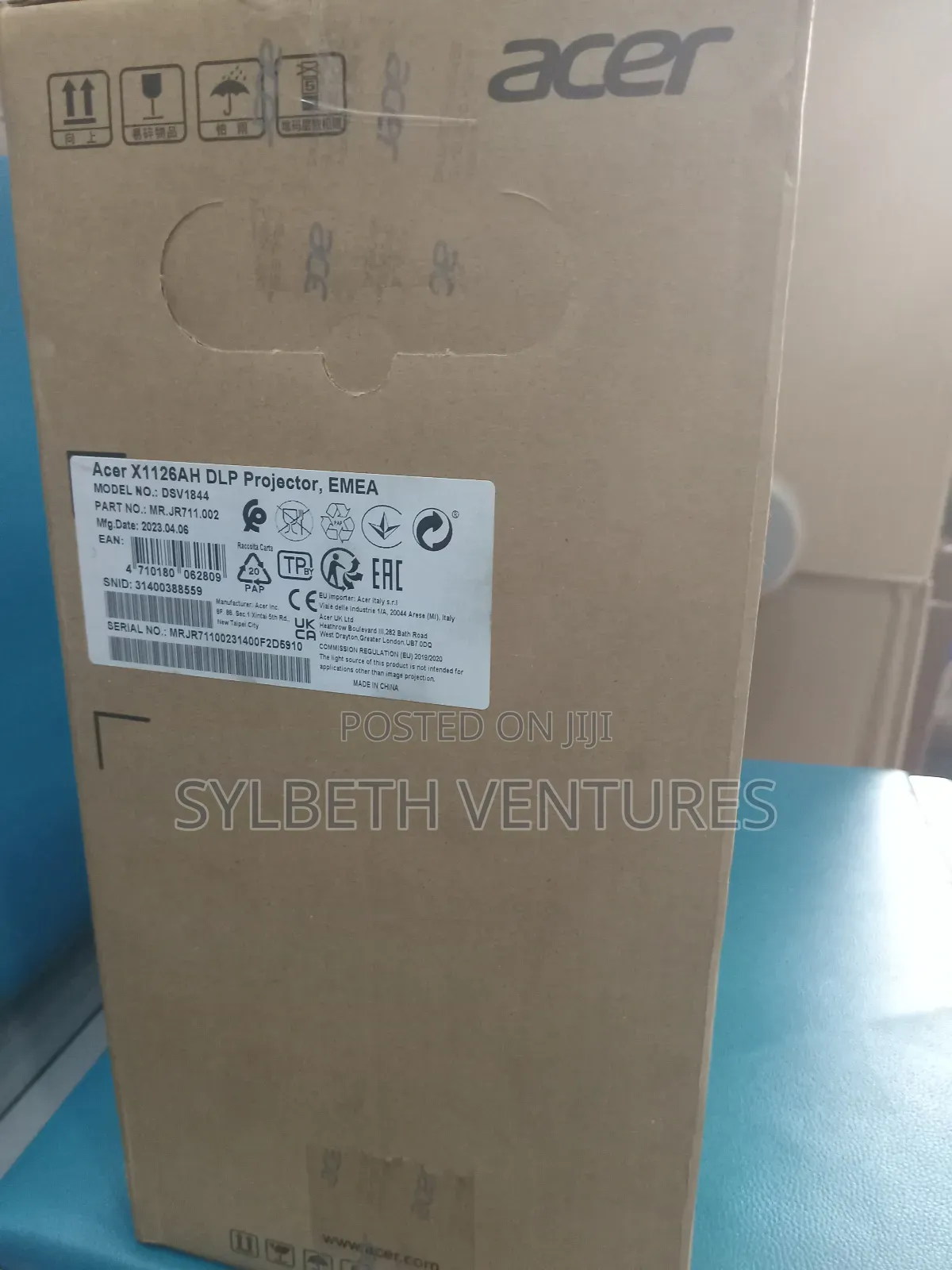 Acer X1126ah 4000 Lumens Svga DLP Projector