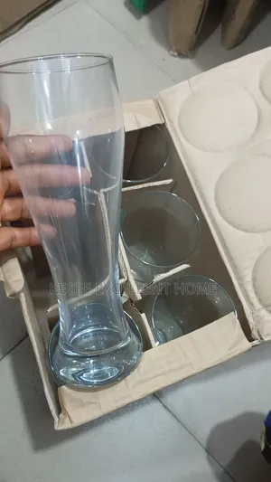 Full Beer Glass Cup, 6 PCS a Pack