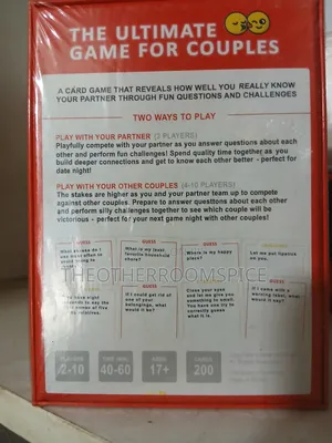 The Ultimate Games for Couple Intimacy Conversation Cards