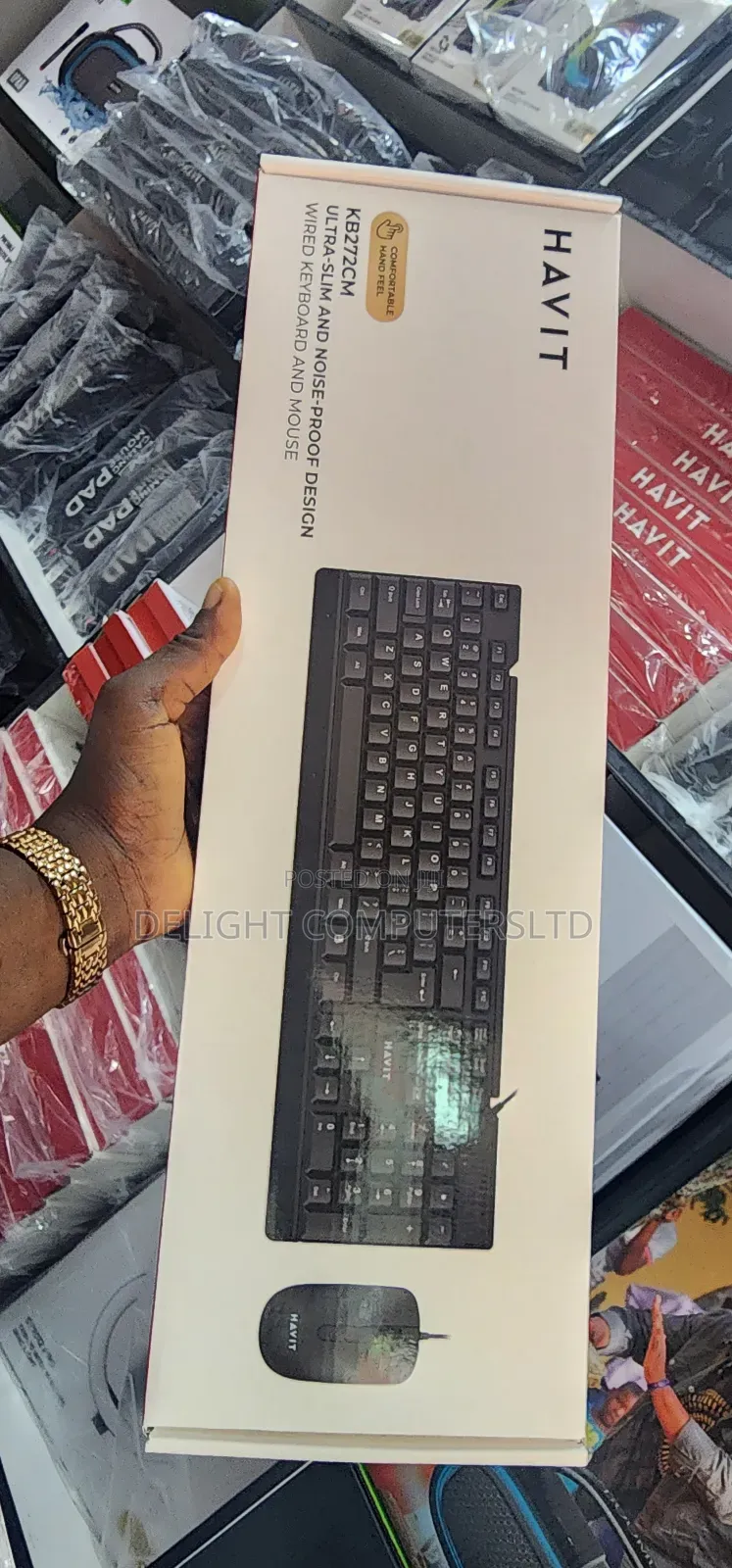 Havit Kb272cm Wired Keyboard and Mouse