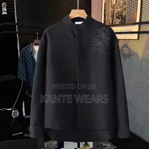 Bishop Neck Long Sleeve Shirt