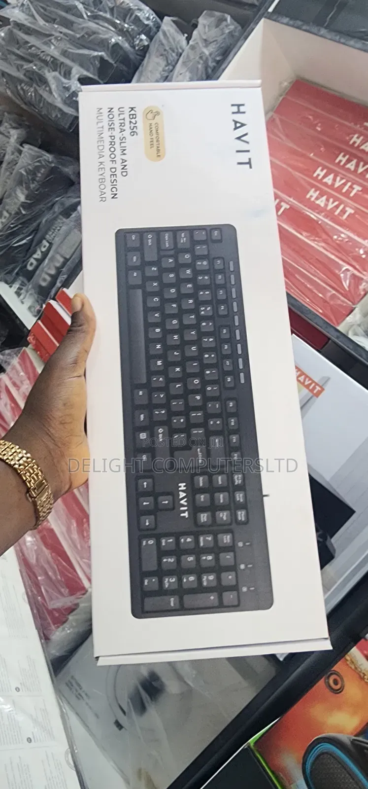 Havit Kb256 Wired Multimedia Keyboard-Ar
