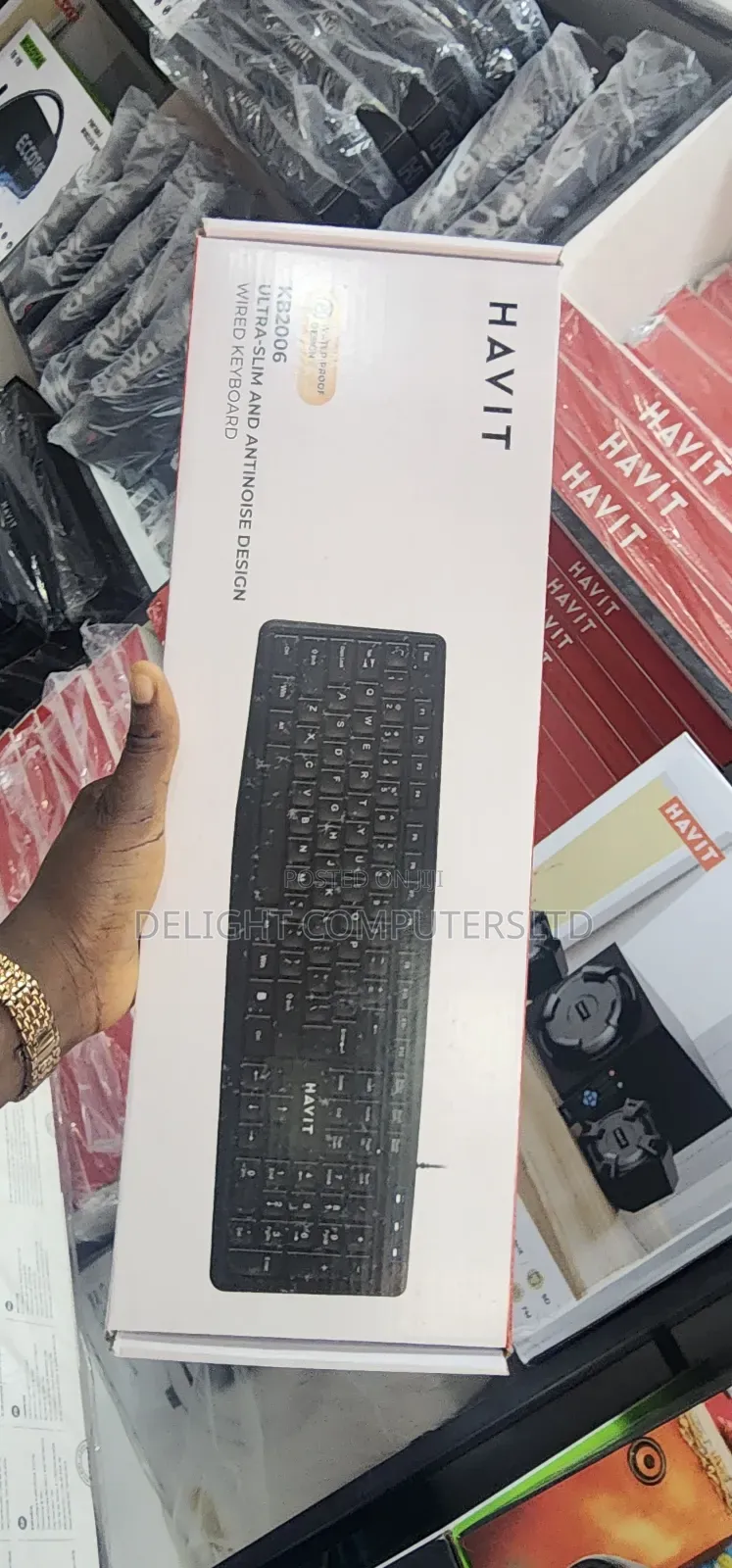 Havit Kb256 Wired Multimedia Keyboard-Ar