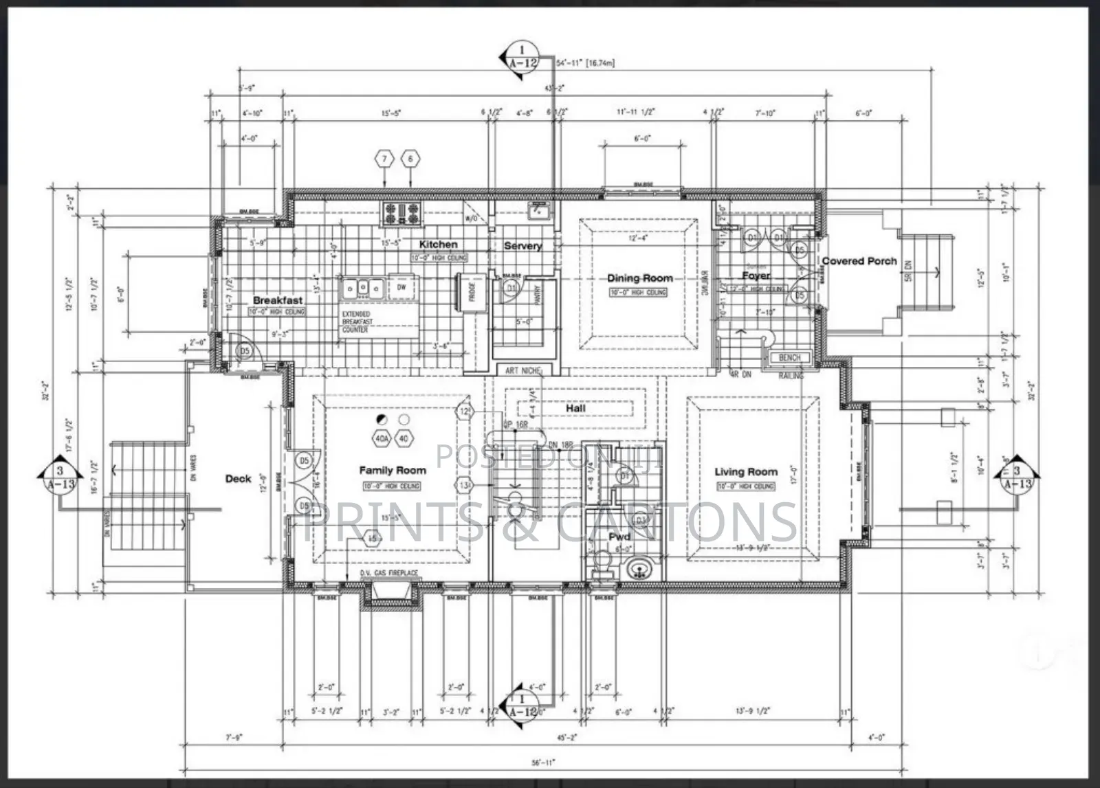 Architectural Drawing Printing