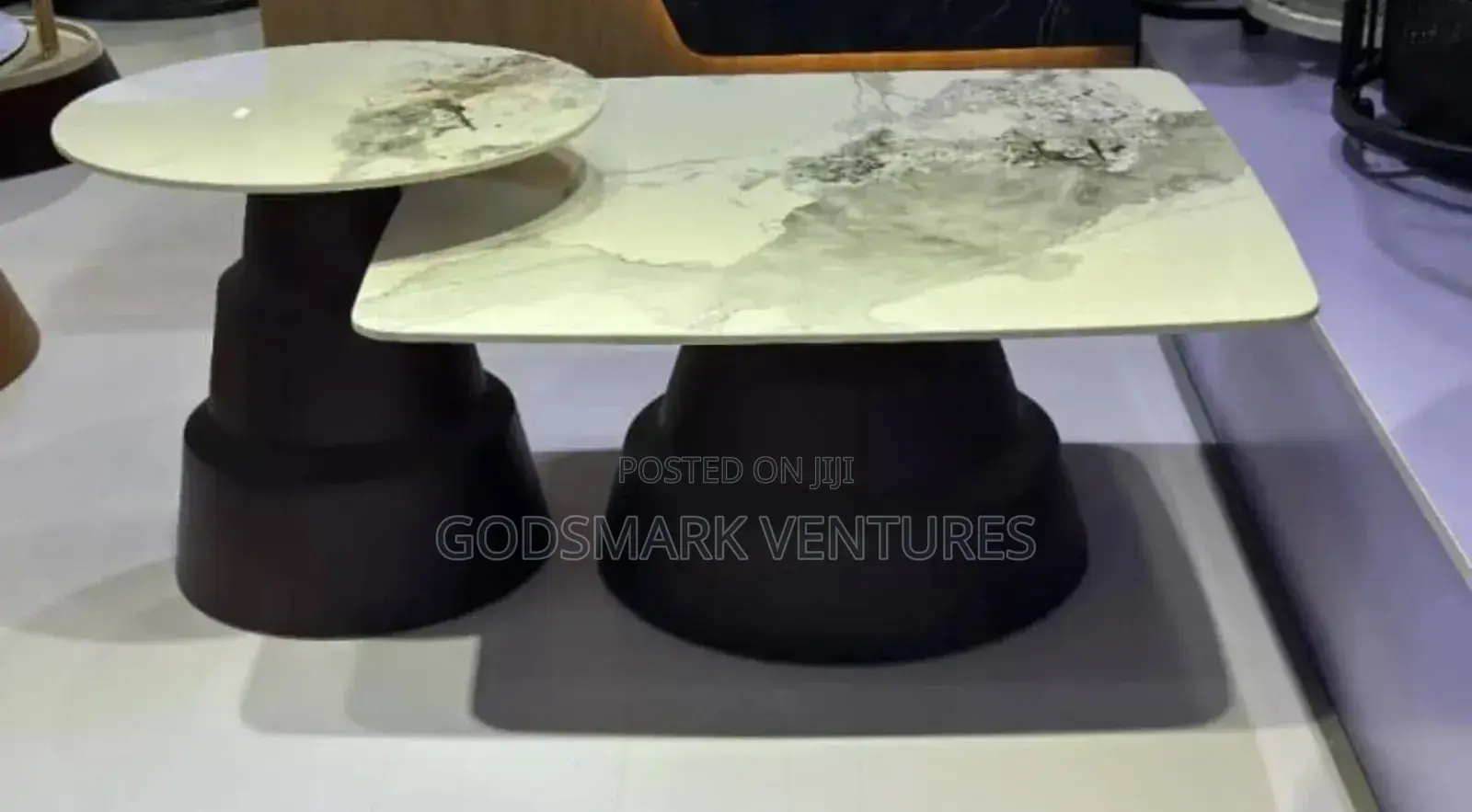 Marble Center Table. 2 in 1