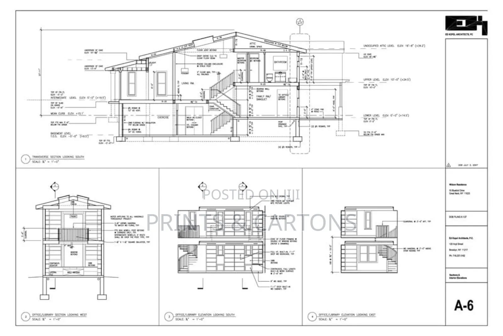 Building Plan Printing