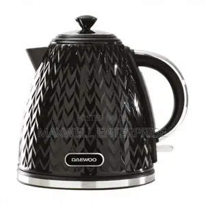 Daewoo Black Argyle 1.7l Jug Kettle