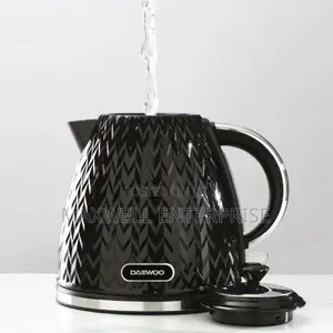Daewoo Black Argyle 1.7l Jug Kettle