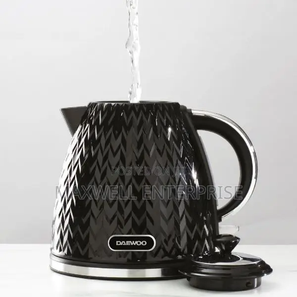 Daewoo Black Argyle 1.7l Jug Kettle