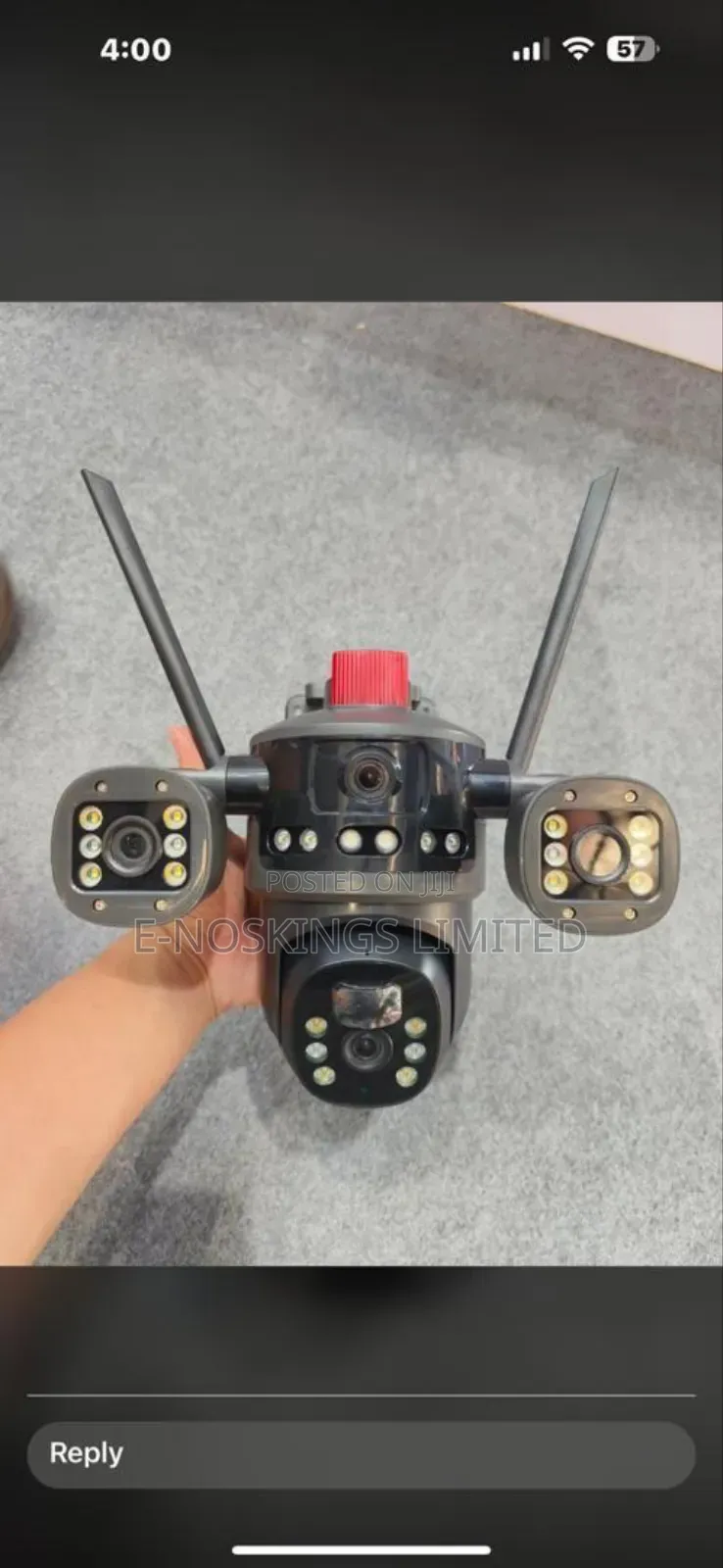 V380 Solar Camera 3 Lens PTZ