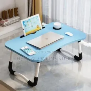 Multi-Use Foldable Laptop Table With Drawer