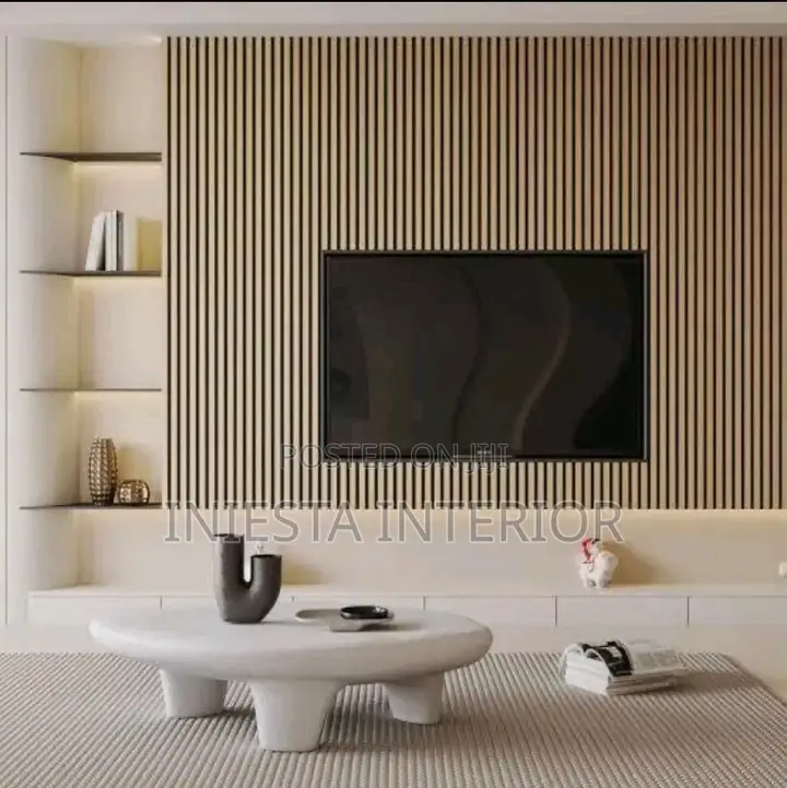 Modern Fluted Panel Interior