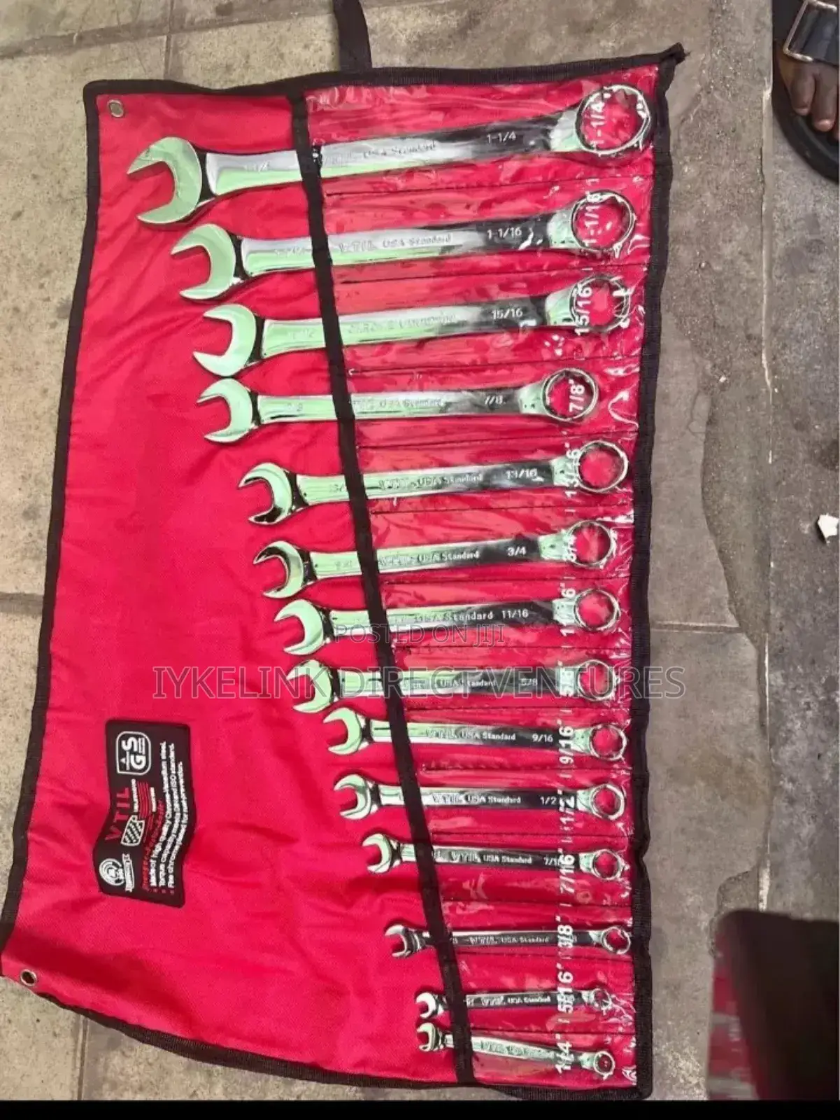 Set Of Inch Combination Spanner