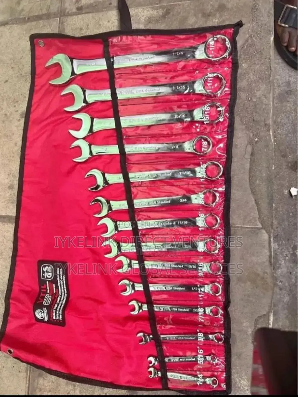 Set Of Inch Combination Spanner