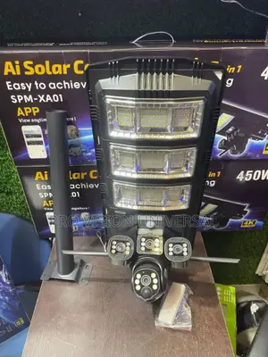 Solar Street Light Camera 3lens V380