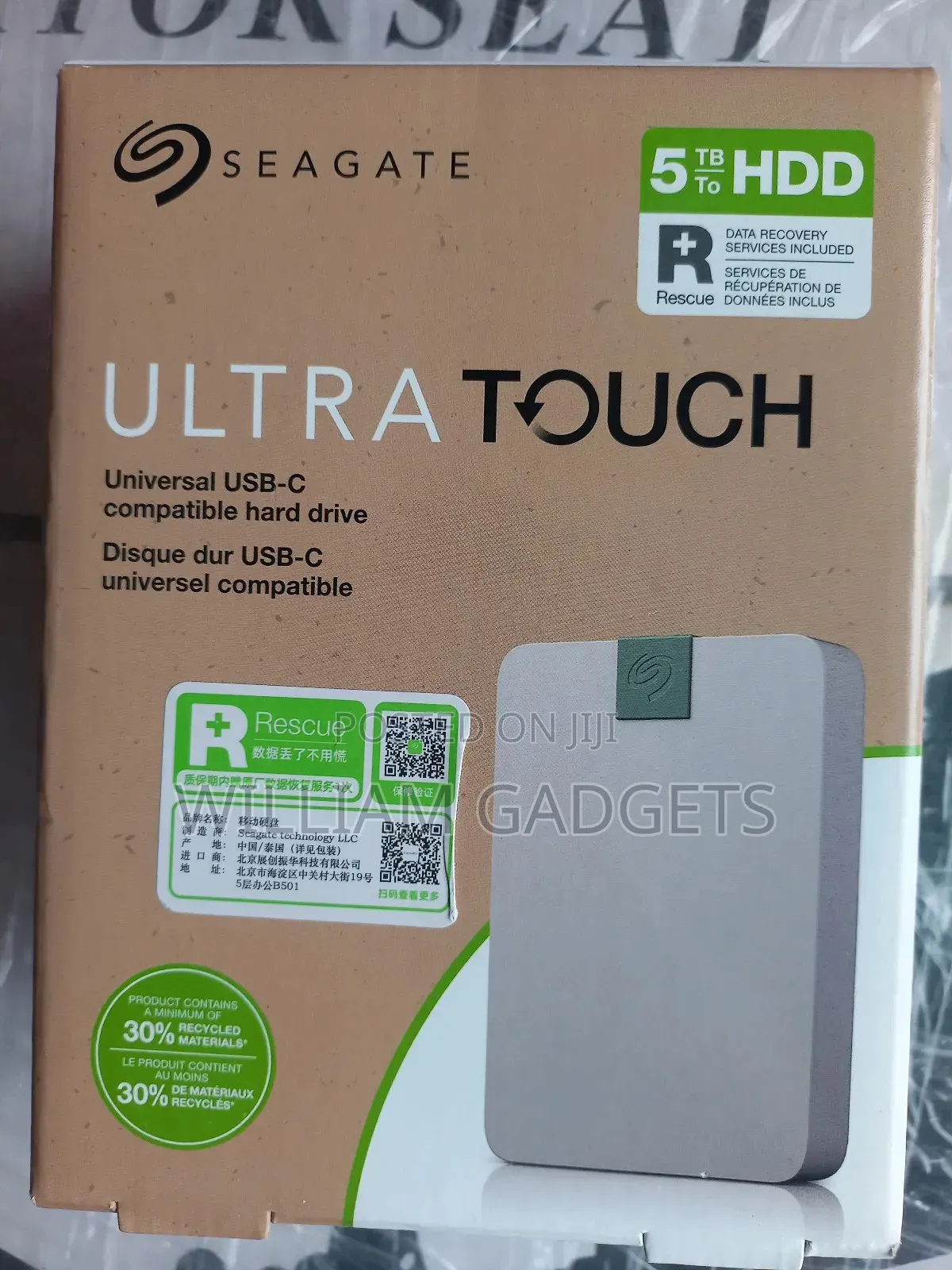 Seagate Ultra Touch 5tb