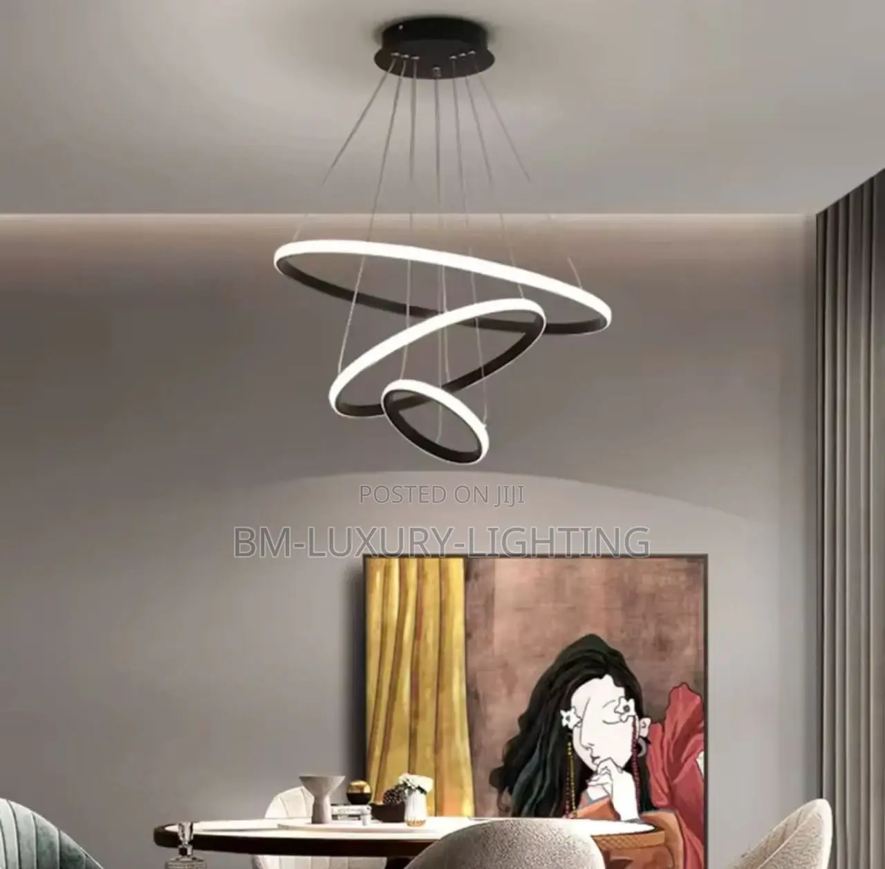 Nordic 3 Step Ring Chandeliers in Lagos