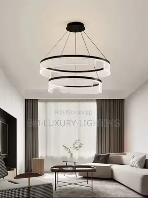 Luxury Black Body 2 Step Ring Chandelier in Lagos