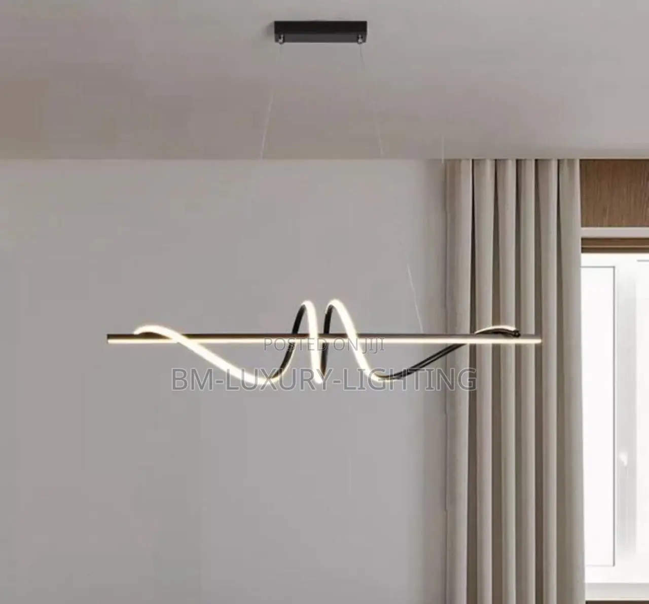 Minimalist Led Pendant Light Modern Art