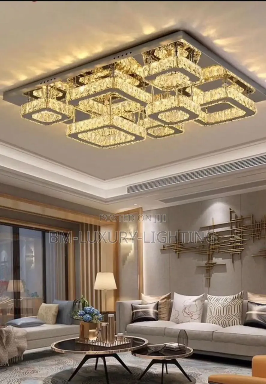 Thankfully Beautiful Crystal Full Flush Chandelier