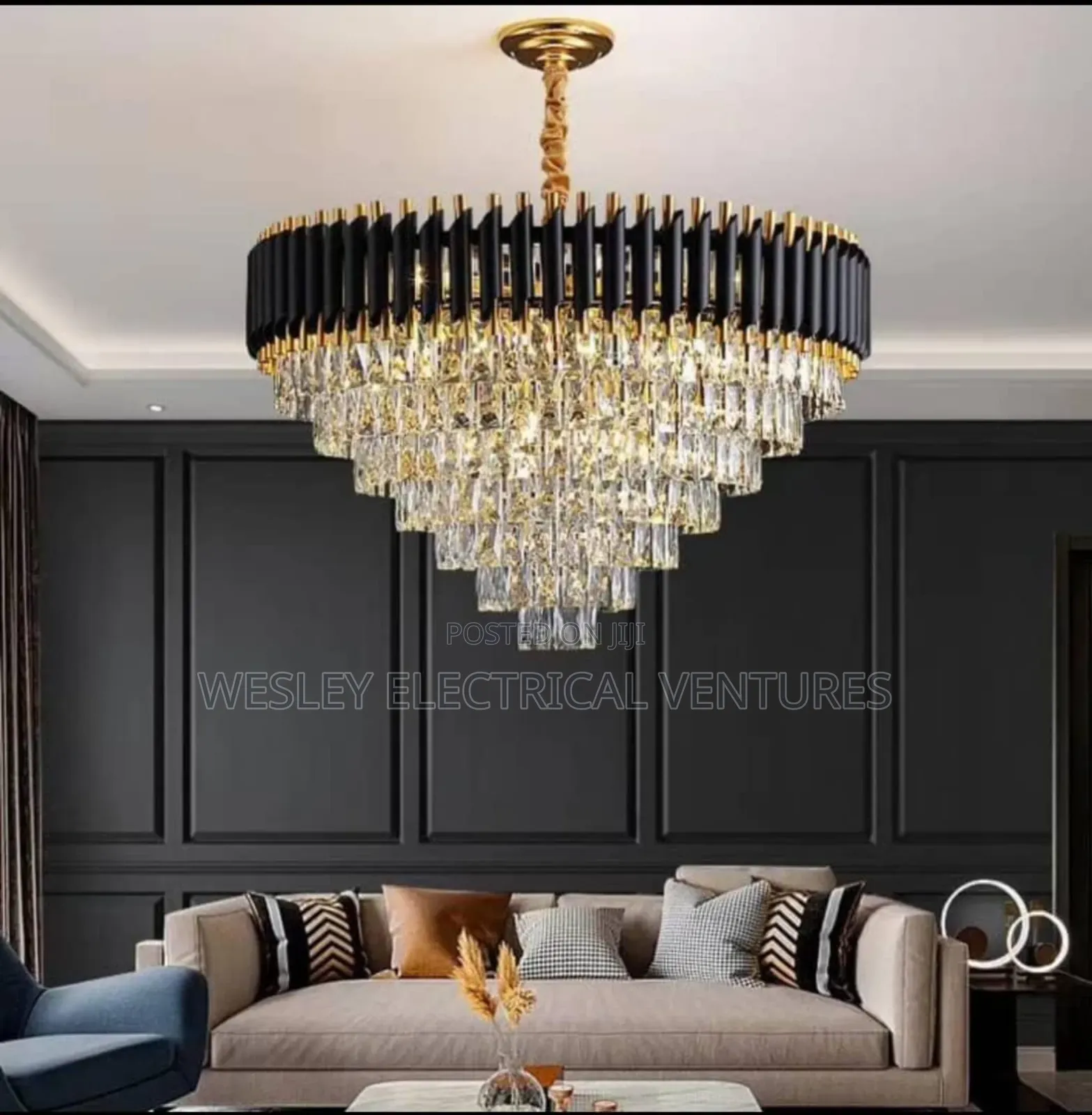 Led and Bulb Crystal Chandelier Light