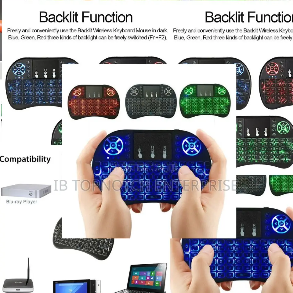 Command Your Entertainment With Backlit Wireless Keyboard