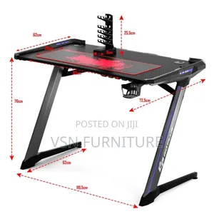 Home and Office Gaming Desk With Led Lights 1.2 Meter