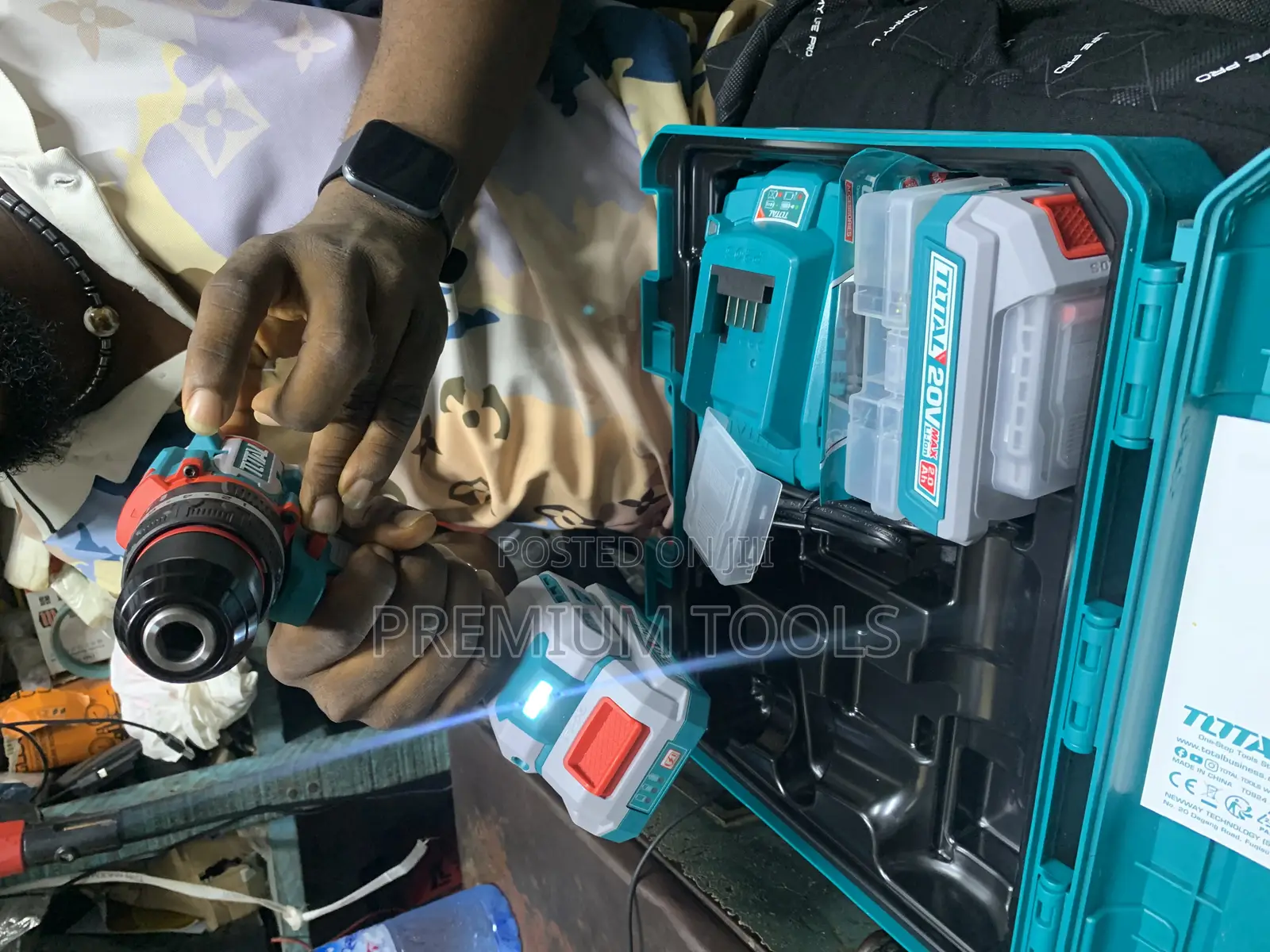 Total Compact Brushless Impact Cordless Drill