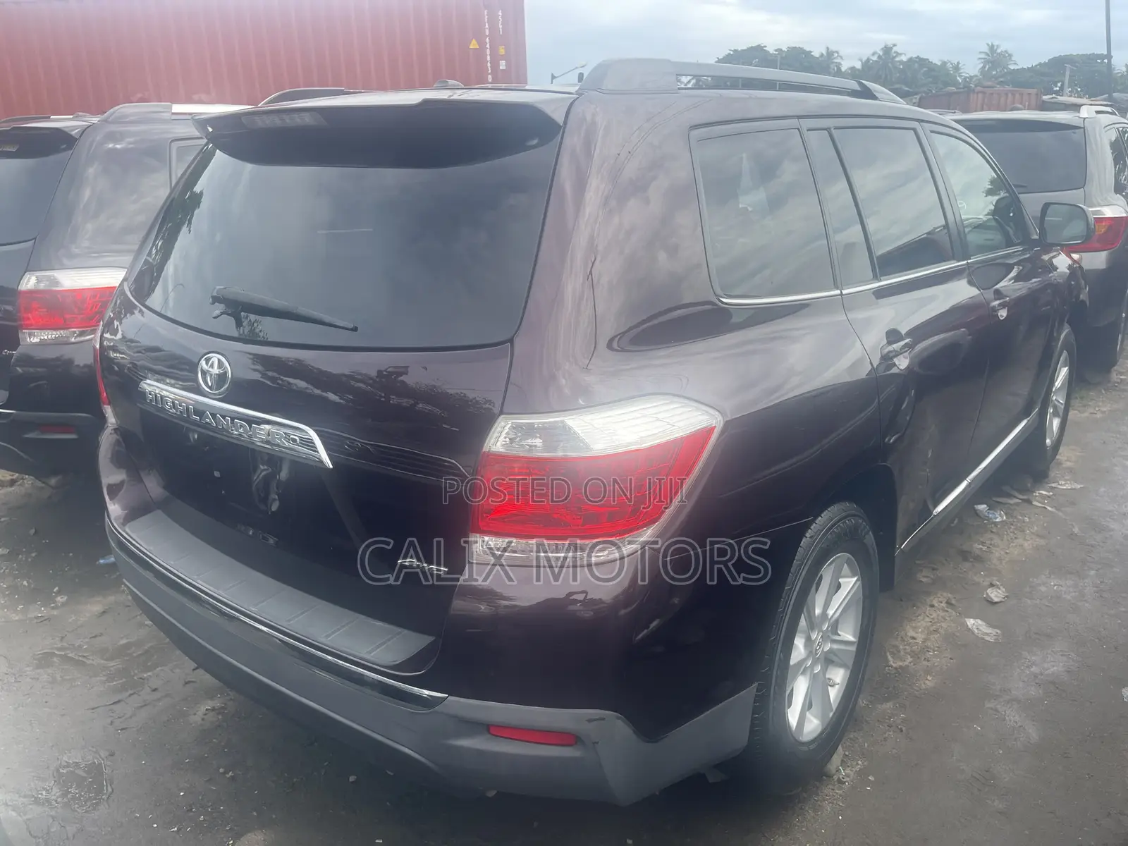 Toyota Highlander 2012 Red