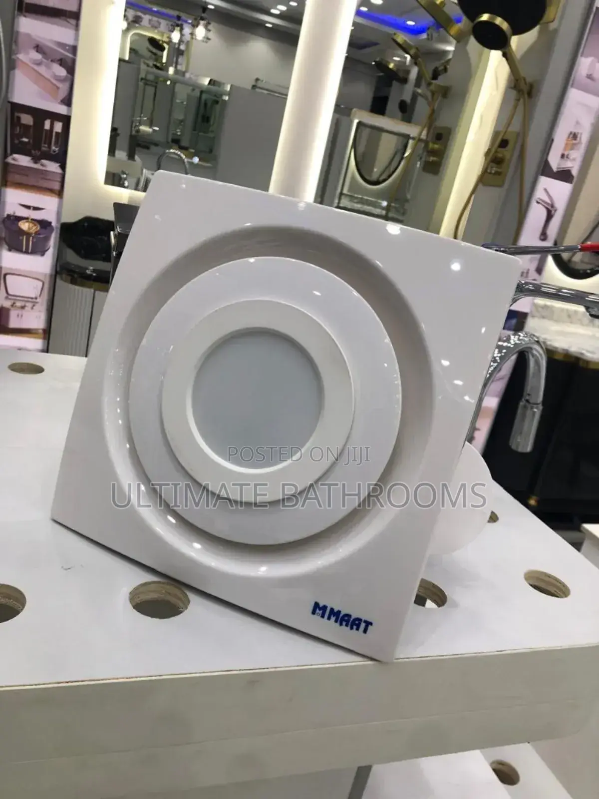 M.Maat Ceiling Mounted 6" Ventilation Fan With Led