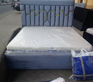 Quality Bed and Bed Frame Padded 6x6ft