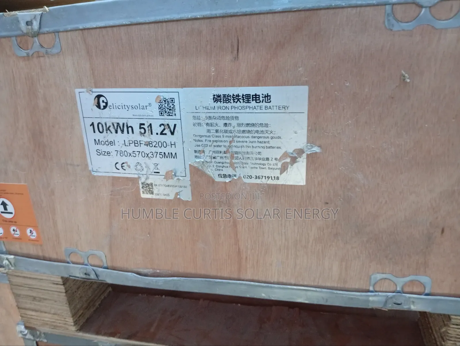 Felicity 10kwh Lithium Battery