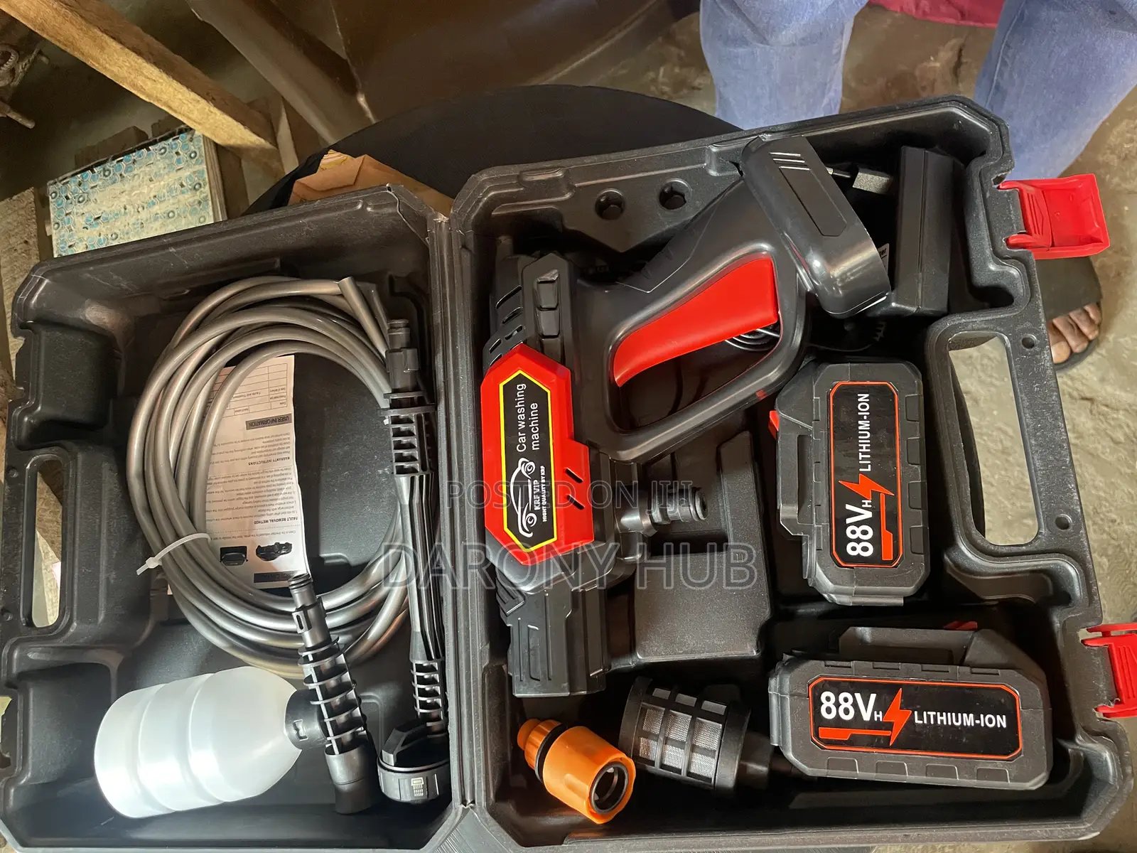 88v Double Battery Bigger Pressure Washer Kit