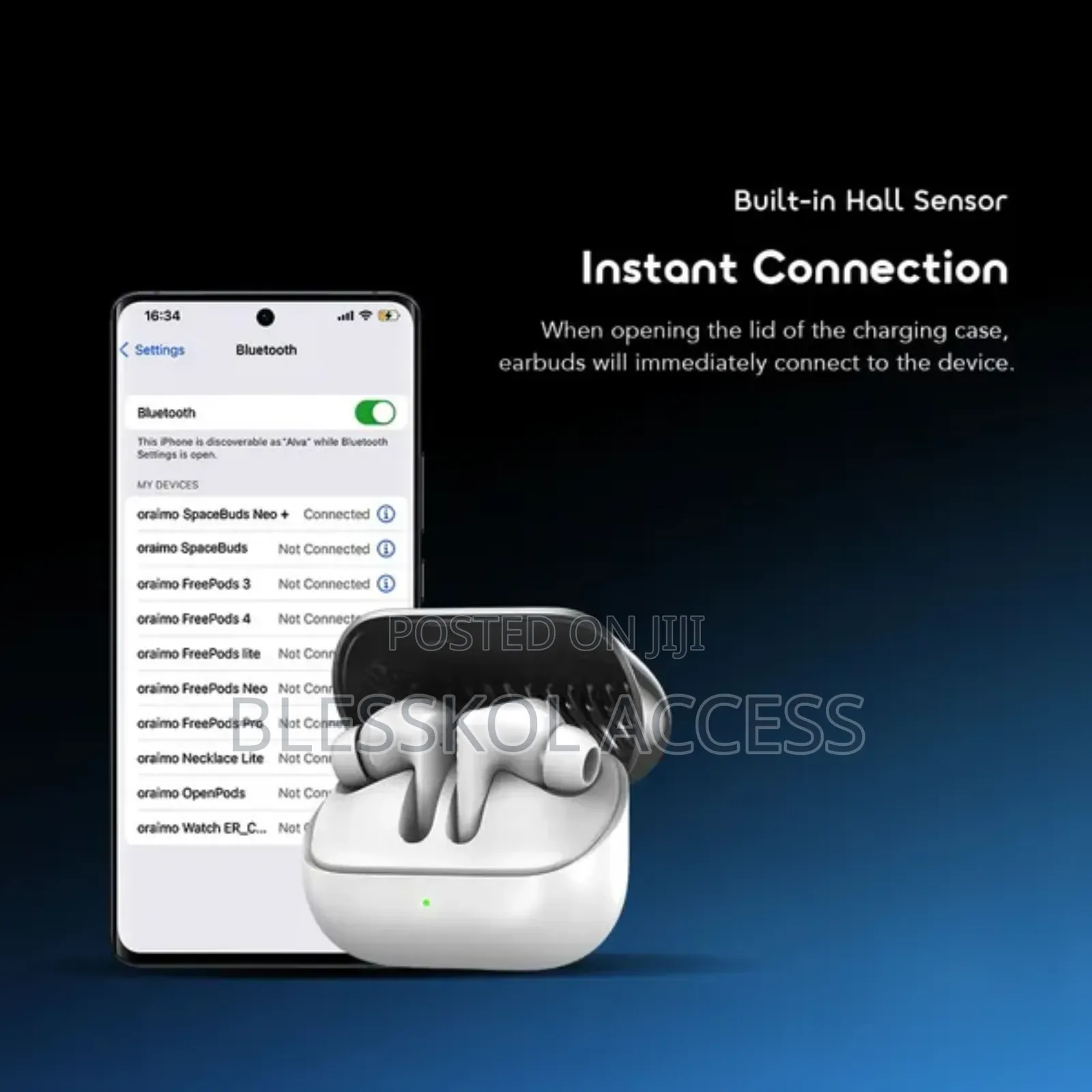 Oraimo Spacebuds Neo+ Anc Spatial Audio Wireless Earphones