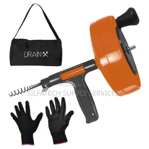 25ft Power Pro Steel Drum Auger With Drill Attachment