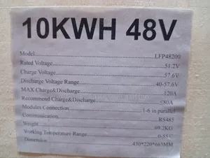 S Itech 10kwh Lithium Battery