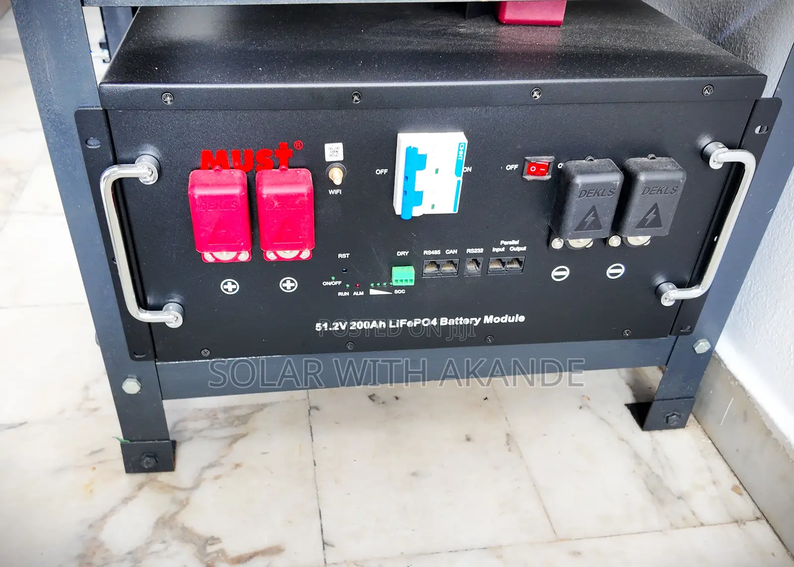 Must 10.2kw Rack Mountable Lithium Battery