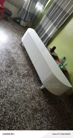 #Hhfg 7ft Classy Curvy Edge Tv Stand