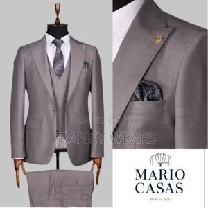 3 Piece Turkish Suits With Matching Tie White Shirt