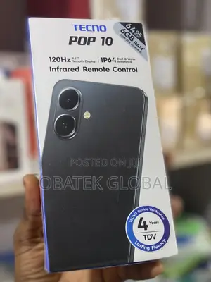 New Tecno Pop 10 64 GB Black