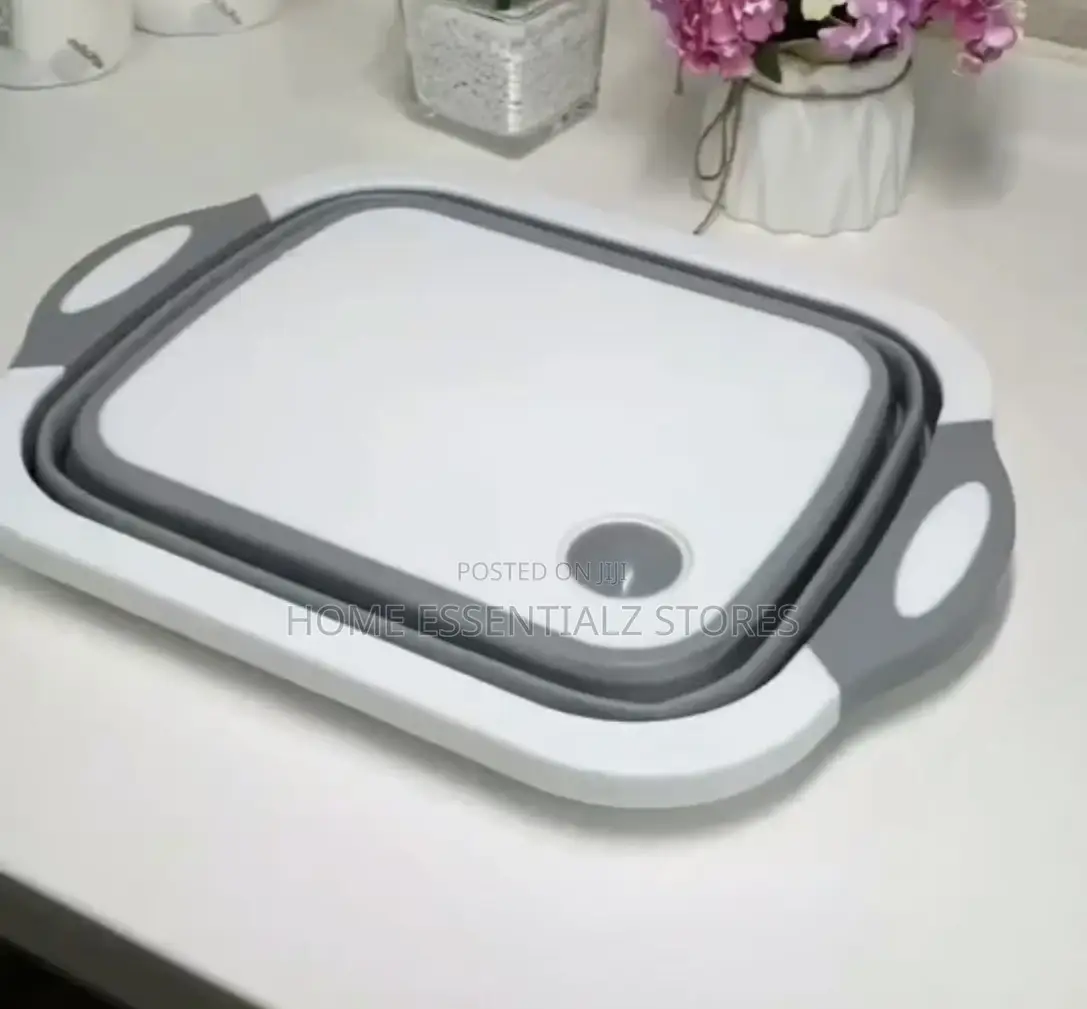 Foldable Chopping Board Serving Trays - 2 Pieces Set