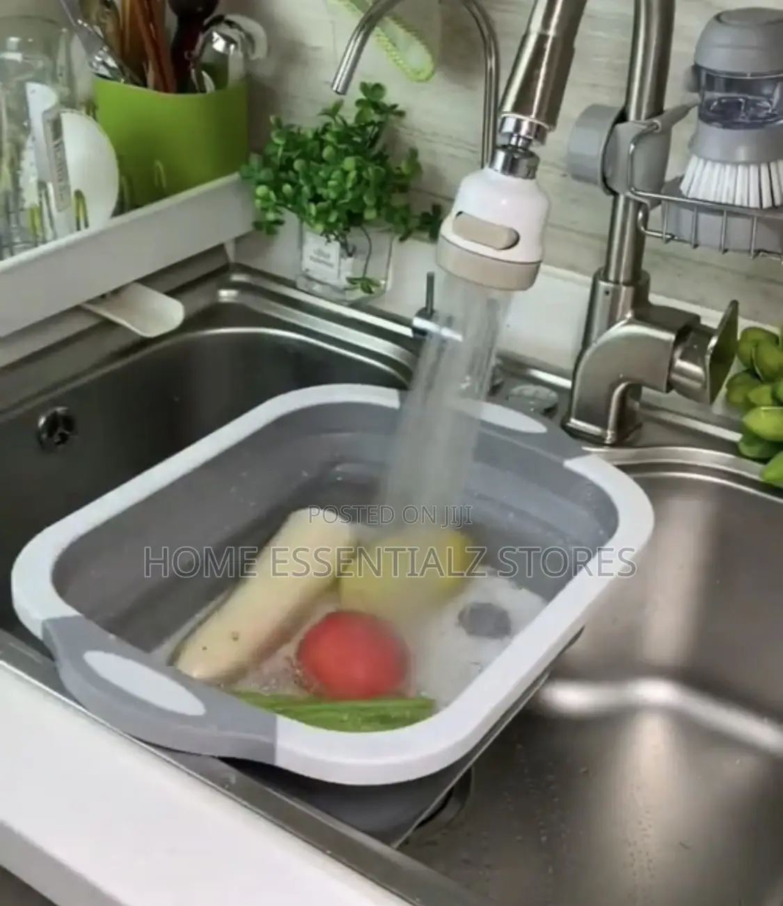 Foldable Chopping Board Serving Trays - 2 Pieces Set